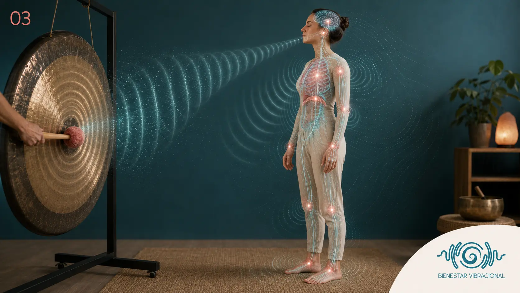 El cuerpo integra sonido, tacto y significado como experiencia vibratoria